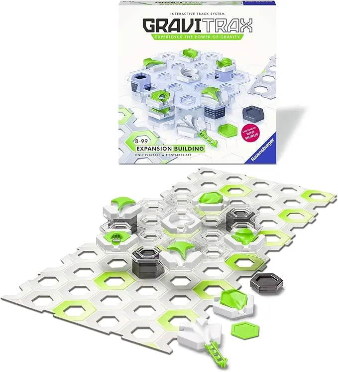 Ravensburger Gravitrax Building Expansion Set - Add Complexity to Your Marble Run | STEM Education Toy | Compatible with All Gravitrax Sets | Ideal Gift for Creative Minds | For Ages 8 and Up