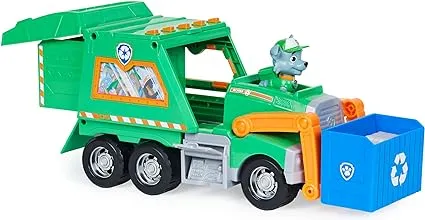 Paw Patrol, Rocky’s Reuse It Deluxe Truck with Collectible Figure and 3 Tools, for Kids Aged 3 and up