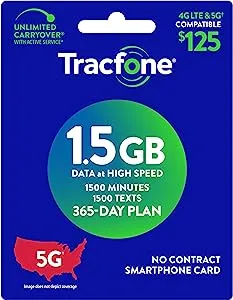 Tracfone Airtime Prepaid Service Card