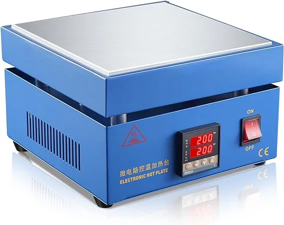 110V 850W Soldering Hot Plate LED Microcomputer Electric Preheat Soldering Station Welder Hot Plate Rework Heater Lab 200X200mm Plate