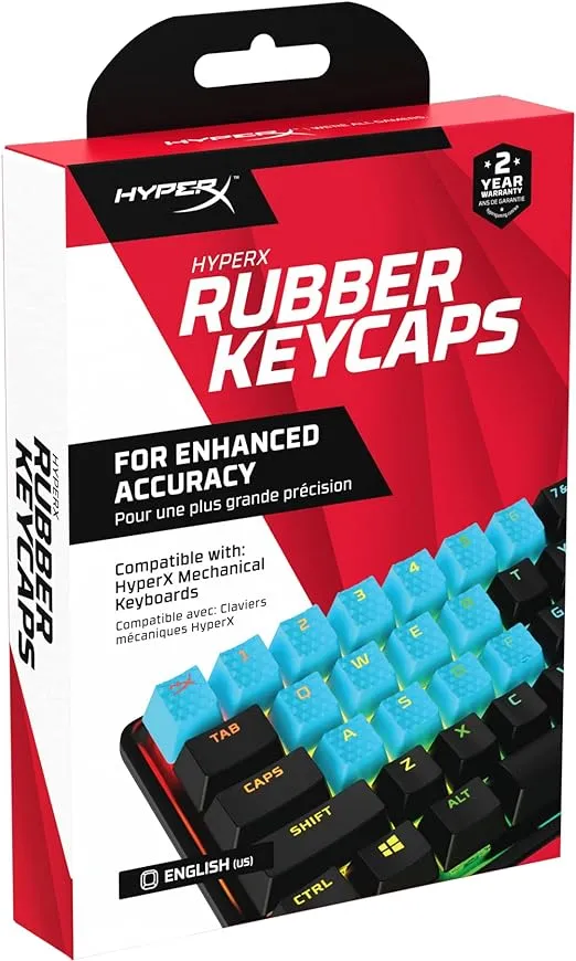 HyperX Rubber Keycaps 19 Keys - Blue