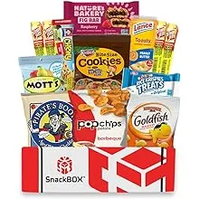 SnackBOX Sweet And Salty Care Package Variety Pack (13 COUNT) | Employee Appreciation, Gift for Kids, Teens, Final Exams, Graduation, Mothers Day, Birthday, Candy, Treats, Cookies, Chips, Travel Snacks