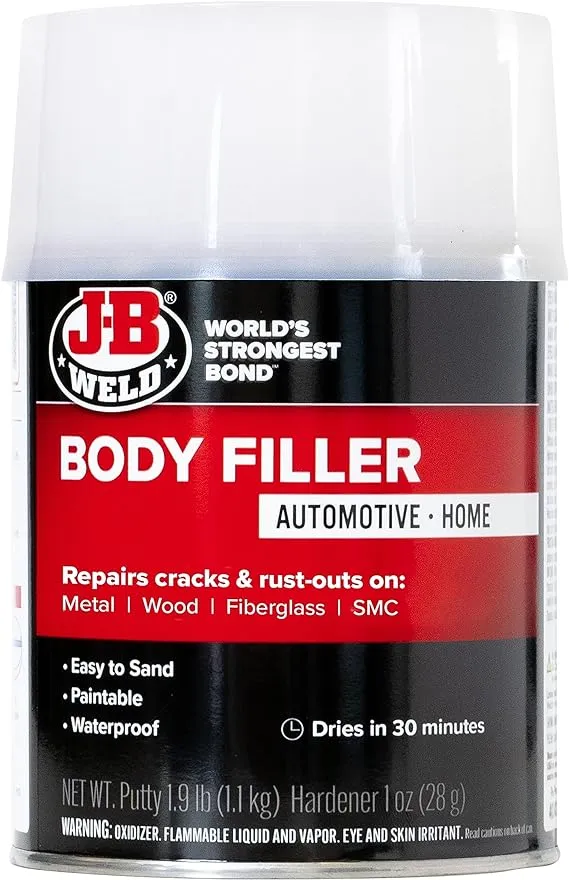 J-B Weld Body Filler - 1 Gallon - Automotive & Home