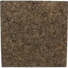 Flipside Products 12" x 12" Dark Brown Cork Tiles 4pk