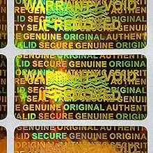 100 GREEN Security Seal Hologram Tamper Evident Warranty Labels Sticker NSGN30