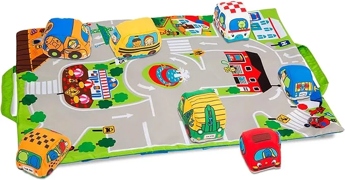 Melissa & Doug Take-Along Town Play Mat