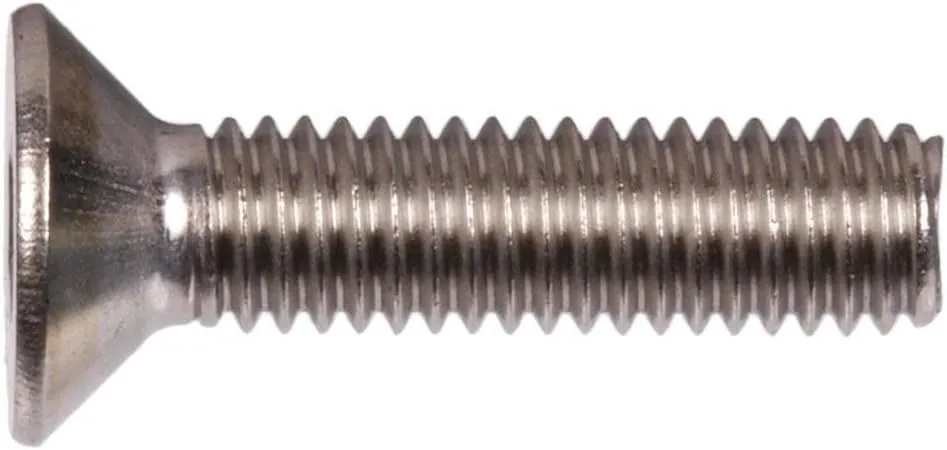 Coarse Thread Hex Socket Flat Countersunk Head Screw Bolt Stainless Steel 5 20Pc