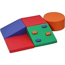 Toddler Foam Climbing Blocks Set - 5PCS Indoor Active Playset, Promotes Physical Development