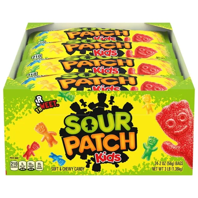 Sour Patch Kids Candy, Soft & Chewy, Kids, Family Size - 1 lb 12.8 oz (816 g)