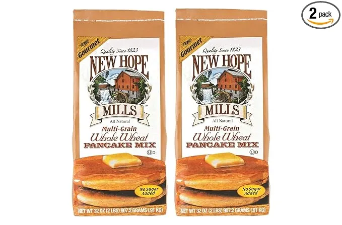 New Hope Mills 32 oz. Whole Wheat Pancake Mix