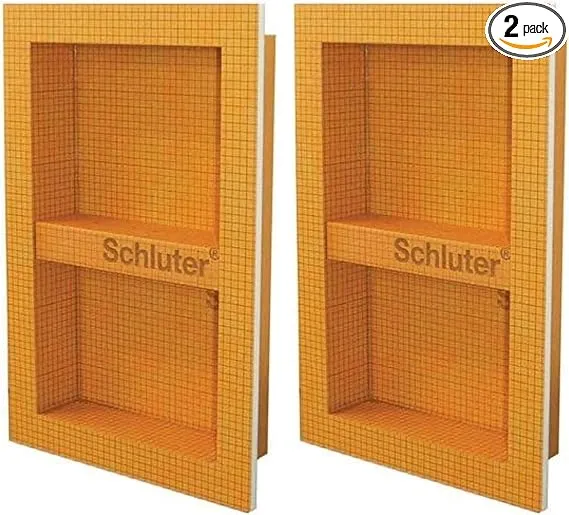 Schluter KERDI-Board-SN: Shower Niche (with Shelf) 12"x28" (1) (Pack of 2)