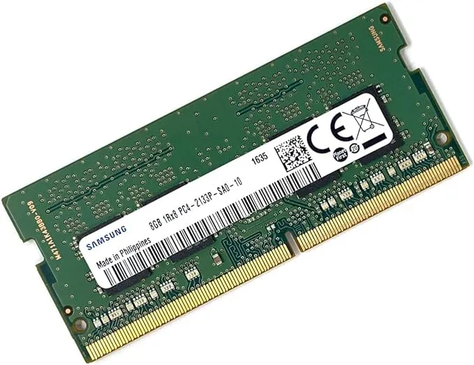 Samsung M471A1K43BB0-CPB 8GB PC4-17000 DDR4-2133MHz Non-ECC Unbuffered CL15 260-Pin SoDimm 1.2V Single Rank Memory Module - OEM