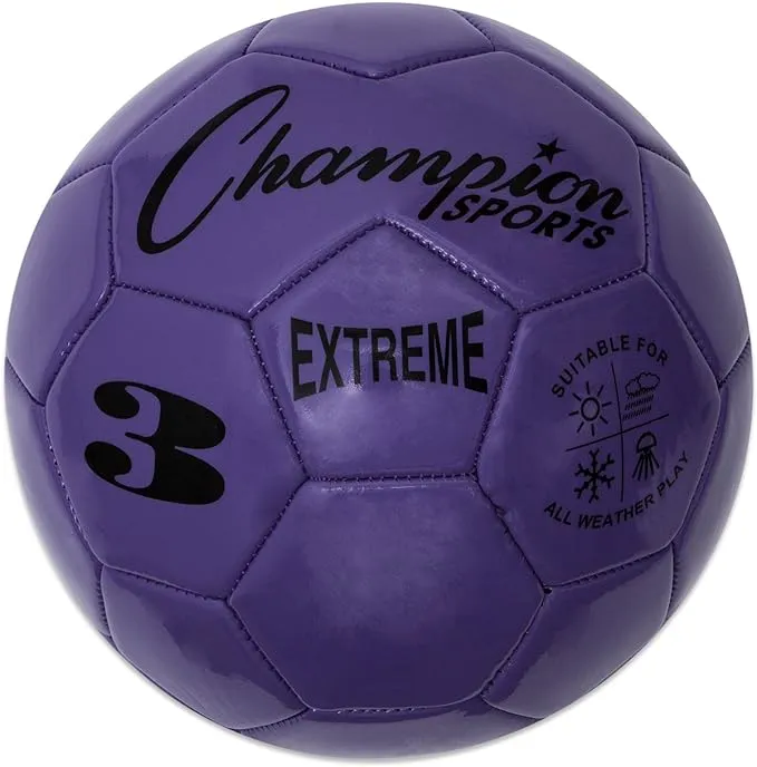 Champion Sports Extreme Series Composite Soccer Ball: Sizes 3, 4, 5 in Multiple Colors