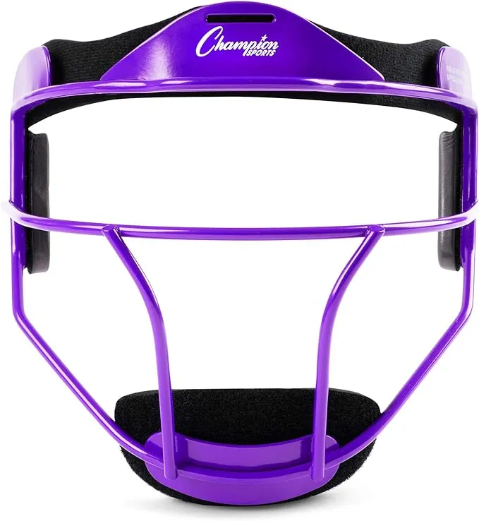 Champion Sports Softball Fielder's Face Mask - Adult, Purple