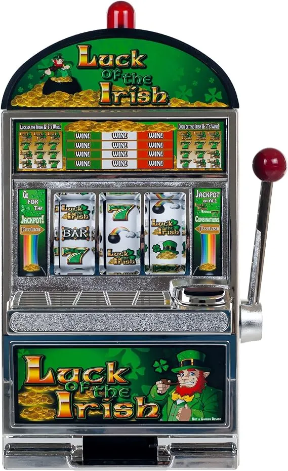 Luck of the Irish Slot Machine Bank