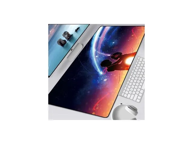 Your Name Anime Mousepad Gamer Gaming Mouse Pad Large Padmouse Locking Edge Office Desk Mat for Computer PC Laptop 400X900X2MM