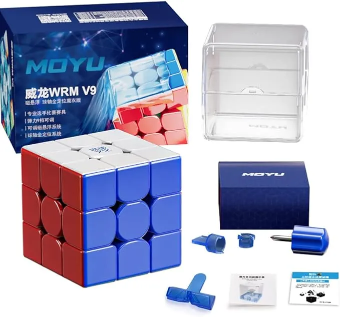 TUNJILOOL MoYu Wrm V9 Ball Core (UV Coated) Stickerless Speed Cube, MoYu WeiLong ...