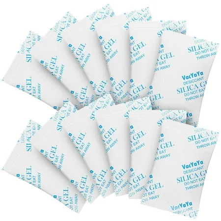 VacYaYa 2Gram(500Packets) Food Grade Silica Gel Packs ,Desiccants Moisture Absorbers Packets for Storage