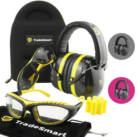 TRADESMART Shooting Range Earmuffs and Glasses