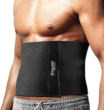 Aduro Waist Trainer for Men Women Sweat Belt Trimmer Body Shaper Exercise Belt