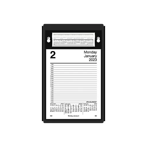 2021 Daily Desk Calendar Refill by AT-A-GLANCE, 5" x 8", Loose-Leaf, Pad Style (E4585021)