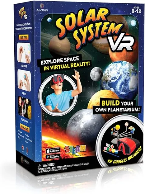 Virtual Reality Solar System VR Lab - Illustrated Interactive VR Book and STE...