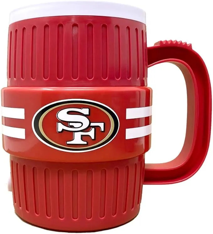 NFL Water Cooler Mug, 44-ounces - Durable Travel Mug - Suitable for Hot & Cold Beverages