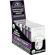 St. Claire's Organic Breath Mints, (Peppermint, 1.5 Ounce Tin, Pack of 6) | Gluten-Free, Vegan, GMO-Free, Plant-based, Allergen-Free | Made in a Dedicated Allergen-Free Facility