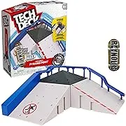 Tech Deck, Pyramid Point, X-Connect Park Creator, Customizable and Buildable Ramp Set with Exclusive Fingerboard, Kids Toy for Boys and Girls Ages 6 and up