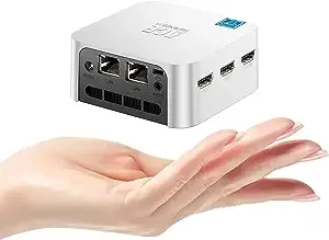 ACEMAGICIAN Mini PC,Intel 12th Gen N95 (up to 3.4GHz) ，Desktop Computers with 16GB LPDDR5 512GB M.2 SSD ， Micro PC Support 4K UHD, Dual Gigabit Ethernet,2.4G/5G WiFi, BT4.2