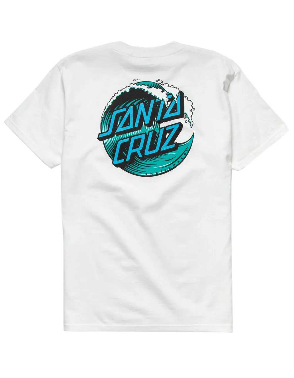 Santa Cruz Wave Dot T-Shirt - Black