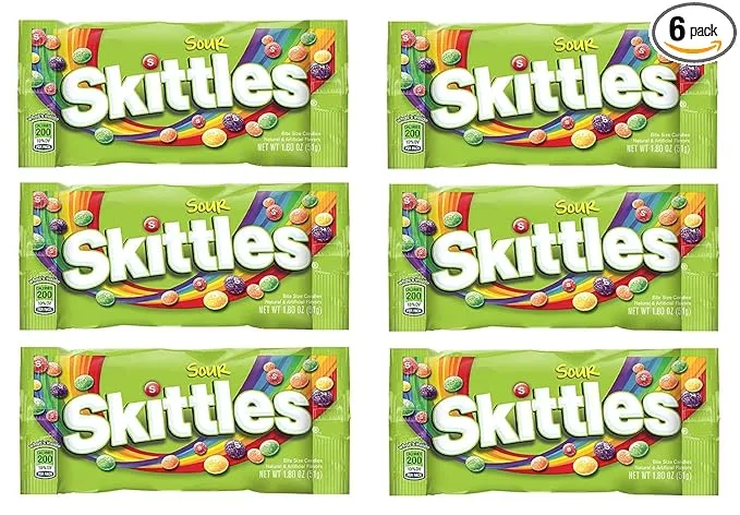 SKITTLES - Original, Wild Berry, Tropical, Smoothies, Sour, Brightside, All L...