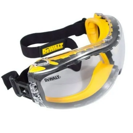 DeWalt Concealer Safety Goggle, Clear, Anti-Fog