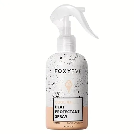 Foxybae - Cool AF Heat Protectant Spray for Frizz, Damage 8oz NEW!