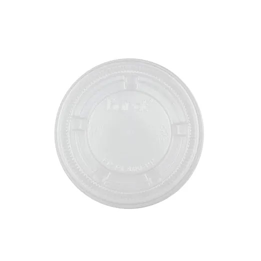 Karat FP-PL400-PP 3.25 oz., 4 oz. & 5.5 oz PP Portion Cup Lids (Case of 2500)