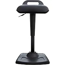 Vari Active Seat - Adjustable Ergonomic Standing Desk Chair for Adults - Portable Home Office Furniture, Comfortable Wobble Stool with Dynamic Range of Motion - Fully Assembled