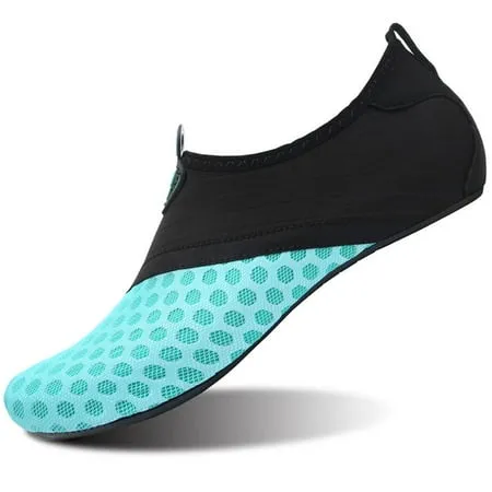 L-RUN Barefoot Water Shoes Women Mens Aqua Sock Athletic Hiking Water Sports Shoes for Swim Beach Pool Sand Diving Walking