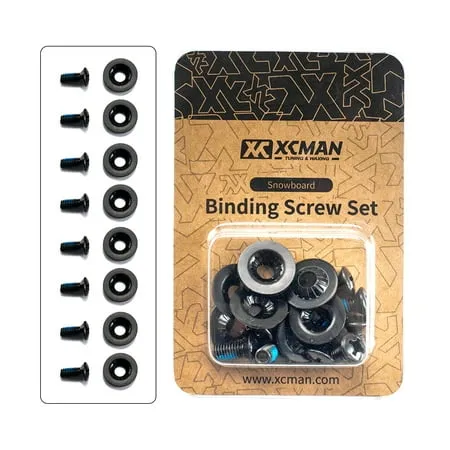 XCMAN 4 Layer-Cone Studs 7.87 Inch Dia Aluminum Snowboard Stomp Pad - 9pcs