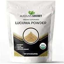 Mayan's Secret Certified Organic Lucuma Powder, 16 oz/Pack | High in nutrients