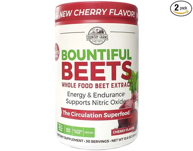 Country Farms Bountiful Beets Circulation Superfood 10.6 oz (Pack of 2)