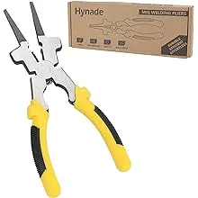 Hynade Mig Pliers Multi-function welding Pliers Anti-rust Welpers Mig Welder Plier Clip Tools yellow