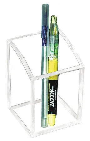 Pencil Cup,Clear,Acrylic