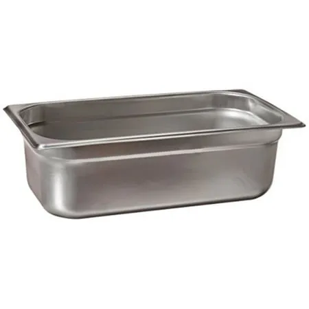 Winco SPJL-302 Steam Table Pan, 2.5" Deep, Stainless Steel