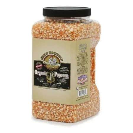 4220 Great Northern Popcorn Organic Yellow Gourmet Popcorn All Natural, 7 Pounds