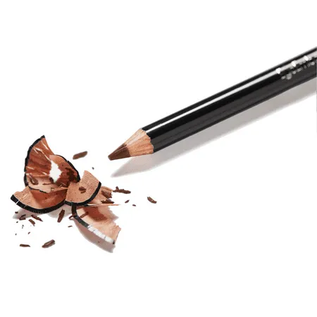 Eye Embrace Luna Classic: Light Brown-Gray Wooden Eyebrow Pencil – Waterproof, Double-Ended Pencil with Sharpener & Spoolie Brush, Cruelty-Free