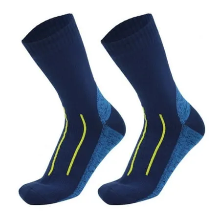 100% Waterproof Socks, Unisex Hiking Wading Trail Running Kayaking Crew Socks