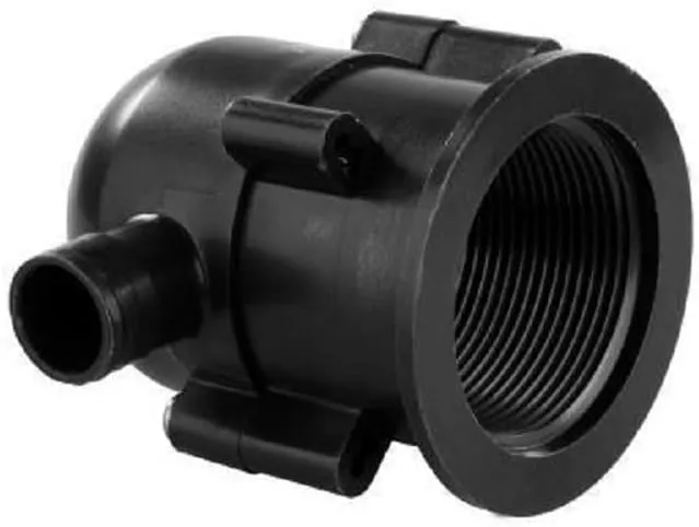 JR Products 95195 Exterior Evacuation Drain Trap , Black