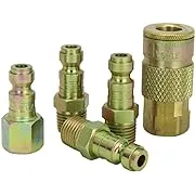 Milton - S215 S-215 1/4" NPT T Style Coupler and Plug Kit - 5 Piece