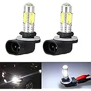 2x 6000K White High Power 881 886 889 894 COB LED Fog Driving Light Bulbs