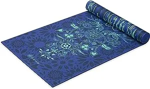 Gaiam Yoga Mat - Premium 6mm Print Reversible Extra Thick Non Slip Exercise & Fitness Mat for All Types of Yoga, Pilates & Floor Workouts (68" x 24" x 6mm Thick)